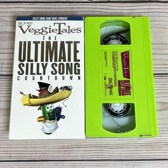 VeggieTales: 3 VHS Lot Toy Saved Christmas King George Ducky Ultimate Silly Song - Picture 10 of 12